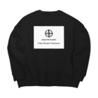 Miyuのビバ地球 Big Crew Neck Sweatshirt