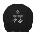 onesstyle33のonesstyle33 Big Crew Neck Sweatshirt