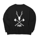 SHRIMPのおみせの狩猟 Big Crew Neck Sweatshirt