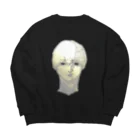 肩幅和尚の肩のたくらみ Big Crew Neck Sweatshirt