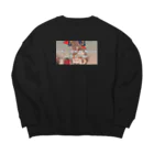 collegamentoのlook at me. Big Crew Neck Sweatshirt