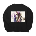 Lost'knotの廃児氏~タダカオガイイヒト斑裂ver.~ Big Crew Neck Sweatshirt