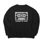 gemgemshopのカセットテープ Big Crew Neck Sweatshirt