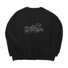 にゃーとのにゃんこのさけび Big Crew Neck Sweatshirt