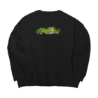 OJIKのクロアゲハイモムシ Big Crew Neck Sweatshirt