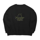 _PONZUのおばけのマスカルポーネくん2 Big Crew Neck Sweatshirt