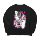 限界破裂 ExplosionLimitのSplash out Big Crew Neck Sweatshirt