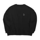 WEEDNESSのWEEDNESS logo Big Crew Neck Sweatshirt