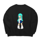 加護志音のべーーーーー Big Crew Neck Sweatshirt