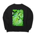 LalaHangeulの石蕗(ツワブキ) Big Crew Neck Sweatshirt