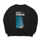 YRNMの都市の亡霊 「Sky Line」 Big Crew Neck Sweatshirt