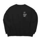 AP_clothingのHAFMホワイトロゴ Big Crew Neck Sweatshirt