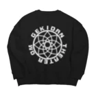 シアターOMオンラインショップのシアターOMロゴ（白） Big Crew Neck Sweatshirt