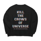 shoppのKILL the CROWS of UNIVERSE Big Crew Neck Sweatshirt