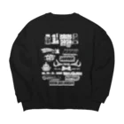 tunralの一人でいさせろロックフェスT（白い文字） Big Crew Neck Sweatshirt