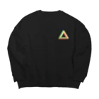 YAMの三角形 Big Crew Neck Sweatshirt