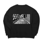 例のプールグッズの例のプール⑤ モノトーン Big Crew Neck Sweatshirt