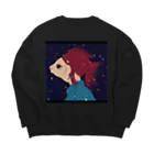 天照大御神の金魚の子 Big Crew Neck Sweatshirt