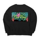 【Pink Rine】の【Pink Rine】オリジナル Big Crew Neck Sweatshirt