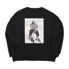 841.Gの私たちのエスケープ Big Crew Neck Sweatshirt