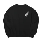 新谷べにのフンボルトペンギン白＋ Big Crew Neck Sweatshirt