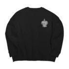 新谷べにのタイマイ白＋ Big Crew Neck Sweatshirt