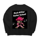 Rock★Star Guitar School 公式Goodsのロック★スターおしゃれアイテム Big Crew Neck Sweatshirt