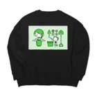 遣隋使さんのえとっこちゃん（巳） Big Crew Neck Sweatshirt