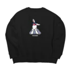 BonBonの考えごとをするミシェル Big Crew Neck Sweatshirt