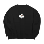 パンタグラフのネコマズル Big Crew Neck Sweatshirt