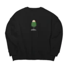 気ままに創作　よろず堂のメロンフロート Big Crew Neck Sweatshirt