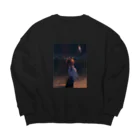 おづみかんの無題 Big Crew Neck Sweatshirt