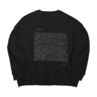 kodadaのていねいなくらし_big_sweat_B Big Crew Neck Sweatshirt