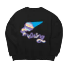 シュールショックのメルティングアイス Big Crew Neck Sweatshirt