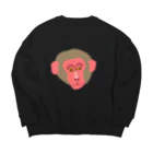 ちんぴらりの類人猿 Big Crew Neck Sweatshirt