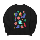 ほんわかマーケットのからふるモンスター Big Crew Neck Sweatshirt