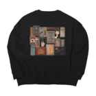 ☢の薬屋 Big Crew Neck Sweatshirt