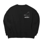 Platanus.21ののんびり熊 ビッグスウェット Big Crew Neck Sweatshirt