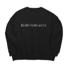 コブトリ株式会社のKOBUTORI&Co. 黒推奨 Big Crew Neck Sweatshirt