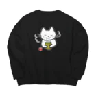 satoharuのいっぷく Big Crew Neck Sweatshirt