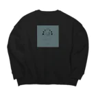 お茶月のお茶月 Big Crew Neck Sweatshirt