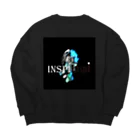 INSPIInspIのINSPIInspI Si...M Big Crew Neck Sweatshirt