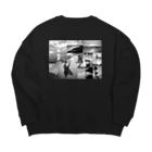 photo-kiokuの湘南  Big Crew Neck Sweatshirt