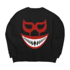 DRIPPEDのMIL MASCARAS SHARK MASK Big Crew Neck Sweatshirt