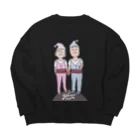 shu mizuharaの爆弾？？？？ Big Crew Neck Sweatshirt