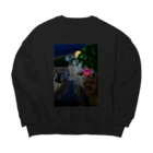 Drecome_Designのおばけのパーティ Big Crew Neck Sweatshirt