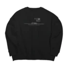 あやふ屋の何もしたくない Big Crew Neck Sweatshirt