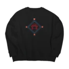 ろゐたろうの蟹倶楽部 Big Crew Neck Sweatshirt