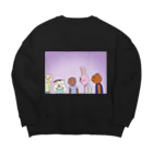 zkalltoのうさみ Big Crew Neck Sweatshirt