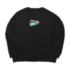 𝔛4𝔄𝔛の【X NUKENAI民剤 X】 #1 Big Crew Neck Sweatshirt